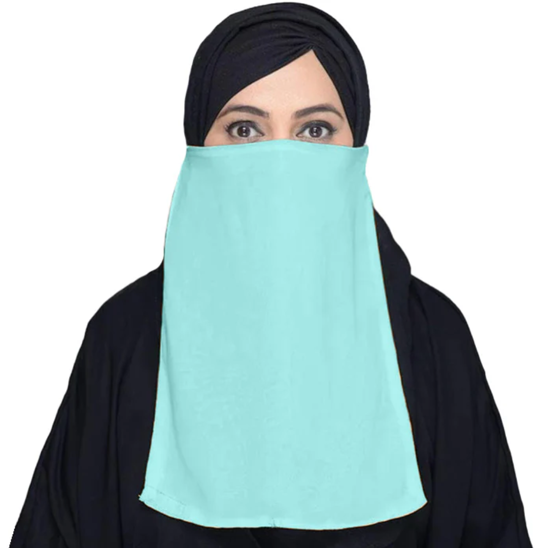 NIQAB PATTI | AQUA KOREAN CHIFFON